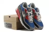 2019U nike femmes air max 90 magnifiquement concu promotion entreprise gris bleu rouge